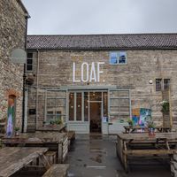 Outdoor seating, for when the rain eases! at Loaf in Wells