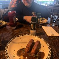 Vegan banger and mash yum!   at Mary Margaret's Olde Irish Tavern in St Petersburg
