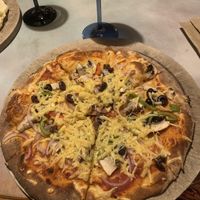 Pizza  at Raeti in Crete