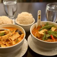 Red Curry, Panang Curryy  at Bangkok Cafe in Conway
