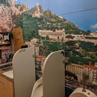 The toilet at Gazzo. Italian opera music was playing and I found it hilarious😄 at Gazzo in Berlin