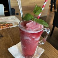 Iced cranberry lemonadee  at The Italian in Graz