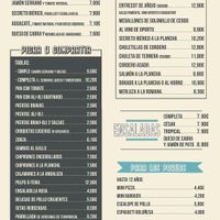 Menu - 1st part at Samoa Café & Tapas in Redondela