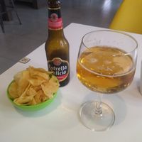 Beer and tapa at Samoa Café & Tapas in Redondela
