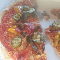 Vegan Pizza at The Italian in Fuerstenfeld