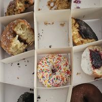 Sorry, they were so good we forgot to take better pics. Here is a cross section of what remained when we regained civilized consciousness. at Beacon Doughnuts in Chicago