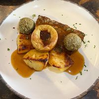 Vegan Nut Roast with a vegan yorkshire pudding! at The Tavern on St John's in Bury St Edmunds