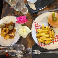 Vegan Moving Mountains Burger at The Tavern on St John's in Bury St Edmunds