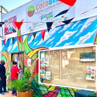 Out front at Coco Breeze in Oakland