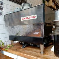 Inside the cafe (July 2025) at Phinista Cafe in Boston