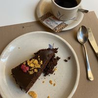 Chocolate cake  at El Berenjenal in Valladolid