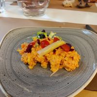 Ensaladilla rusa con lentejas rojas at El Berenjenal in Valladolid