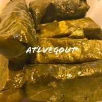 Stuffed grape leaves  at Baraka Shawarma in Stone Mountain