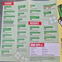 Menu Jan 2026 at OOSHMAN in Randwick