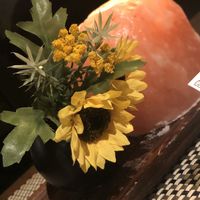 Fresh flowers at Coconoma Season Dining in Tokyo