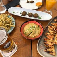 Assortiment d’entrées at Gioma Meze in Crete