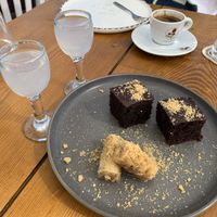 Dessert offert at Gioma Meze in Crete