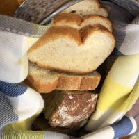 Some bread at Gioma Meze in Crete