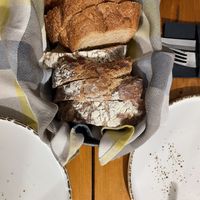 Bread nibbles  at Gioma Meze in Crete