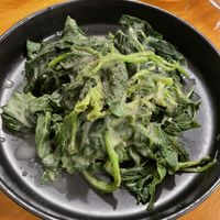 Cretian wild greens  at Gioma Meze in Crete
