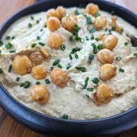 Hummus at Gioma Meze in Crete