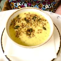 Que bela sopa 👍 at Bloomy Market in Setubal