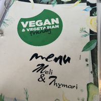 Special vegan menu, make sure to ask for it   at Meli & Thymari in Santorini