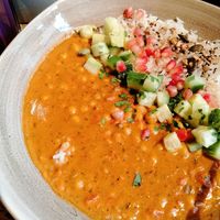 Kichererbsen Curry, sehr frisch und fein at Cotidiano Promenadenplatz in Munich