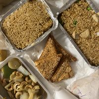 ‘Chicken’ fried rice, and ‘prawn’ toast 😍 at In Cafe & Restaurant in Cardiff