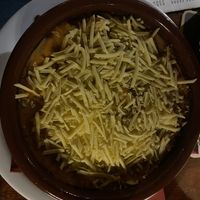 Pumpkin lasagne with vegan cheese instead of goat cheese   at The Trafalgar Pub in Eindhoven