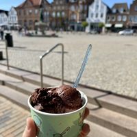 Schoko Orange  at Eiscafe Cortina in Husum