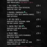 menue #1 at Bert's Friterie in Kassel