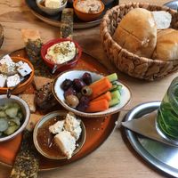 vegan breakfast at Zaytouna Cafe in Aachen