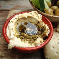 Hummus at Zaytouna Cafe in Aachen