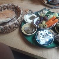 Vegan platter at Zaytouna Cafe in Aachen