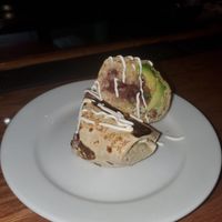 Vegan burrito at ZED Eats And Drinks in Brooklyn