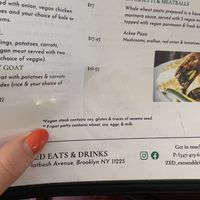   at ZED Eats And Drinks in Brooklyn