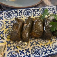 Stuffed vine leaves at Fanalino Restaurant Bar in Paxos