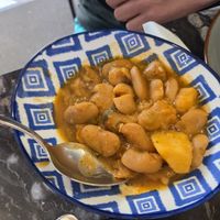 Gigantes (butter beans) at Fanalino Restaurant Bar in Paxos