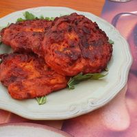 Tomato-basil friiters at Fanalino Restaurant Bar in Paxos