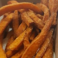 Sweet french fries at Picante in Sesimbra