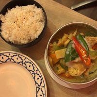 Thai Green Curry  at Siam Siam in Brighton