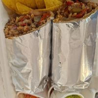 Vegan burrito at Eco Burrito in Sea Palling