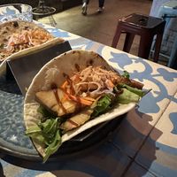 Vegan King Oyster Mushroom Taco  at DZO Viet Eatery in Toronto