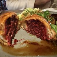 Beetroot Wellington (Sunday roast)  at Sheep on Sheep Street in Stow-on-the-wold