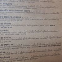 Vegan pancake - Hotcake Relleno Vegano! at ChocoBanana in Sayulita