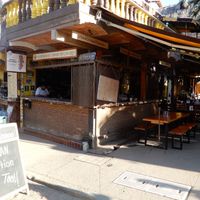 the view from la calle at ChocoBanana in Sayulita