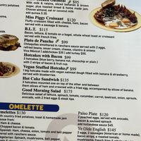 Menu   at ChocoBanana in Sayulita