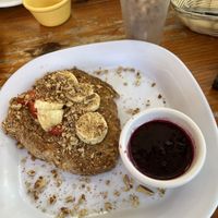 Vegan hotcake  at ChocoBanana in Sayulita