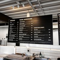 Menu today  at Beam Me Up Bagels - City in Dunedin